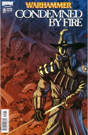 Warhammer: Condemned By Fire 5B published by Boom! with cover art by David Esbri