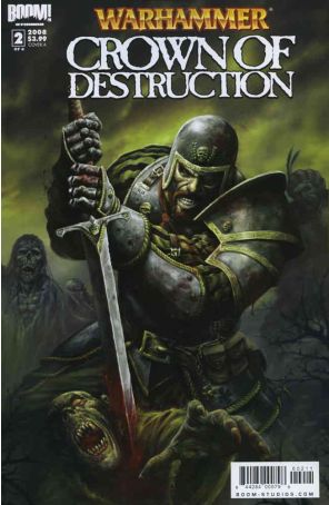 Warhammer: Crown of Destruction 2A published by Boom! with cover art by Karl Richardson