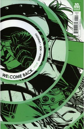 Welcome Back 4 published by Boom! with cover art by Jonathan Brandon Sawyer