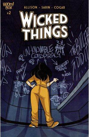 Wicked Things 2A published by Boom! with cover art by Max Sarin
