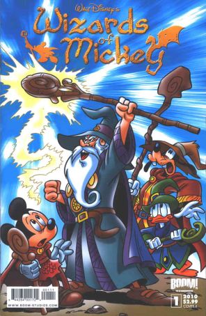 Wizards of Mickey 1A published by Boom! with cover art by Magic Eye Studios