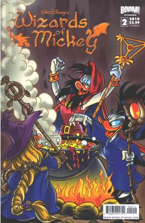 Wizards of Mickey 2B published by Boom! with cover art by Magic Eye Studios