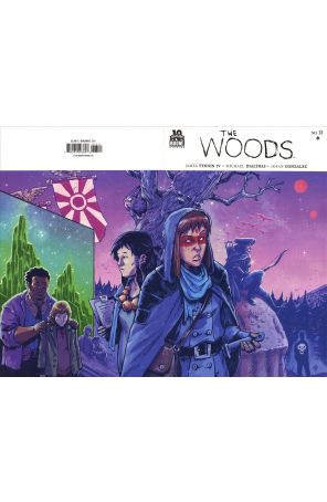 The Woods 13 published by Boom! with cover art by Michael Dialynas