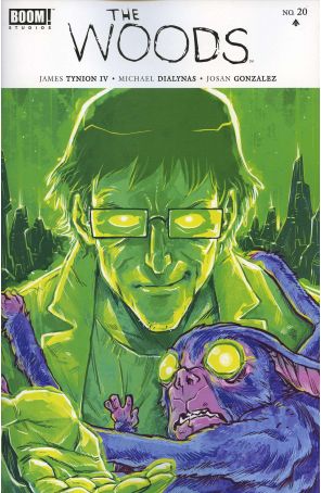 The Woods 20 published by Boom! with cover art by Michael Dialynas