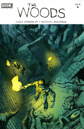 The Woods 4 published by Boom! with cover art by Ramon K. Perez