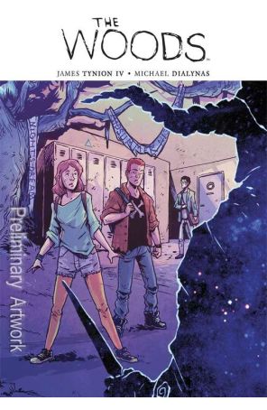 The Woods 5 published by Boom! with cover art by Michael Dialynas