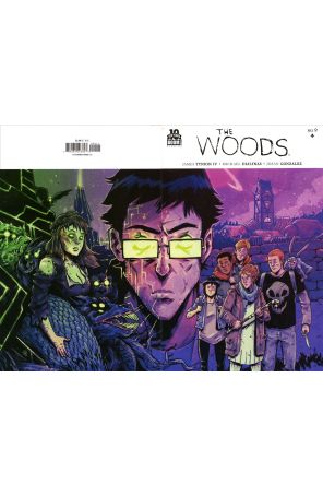 The Woods 9 published by Boom! with cover art by Michael Dialynas