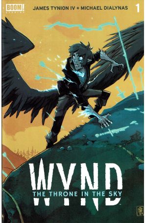 Wynd: The Throne in the Sky 1 published by Boom! with cover art by Michael Dialynas