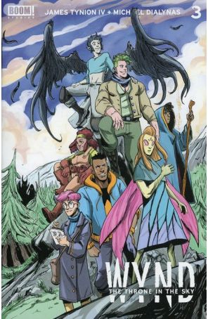 Wynd: The Throne in the Sky 3A published by Boom! with cover art by Eryk Donovan