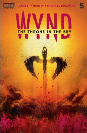 Wynd: The Throne in the Sky 5A published by Boom! with cover art by Martin Simmonds