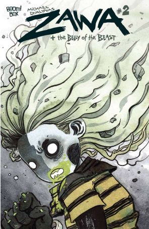 Zawa + The Belly of the Beast 2B published by Boom! with cover art by Morgan Beem