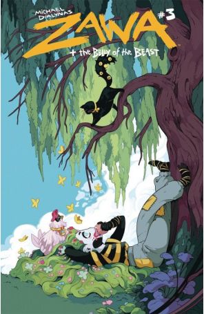 Zawa + The Belly of the Beast 3B published by Boom! with cover art by Dani Pendergast