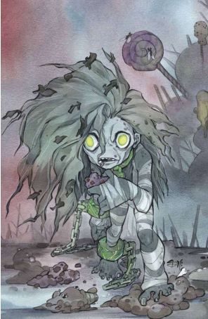 Zawa + The Belly of the Beast 3E published by Boom! with cover art by Peach Momoko