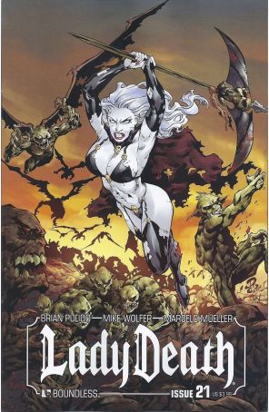 Lady Death (Boundless) 21 published by Boundless with cover art by Renato Camilo