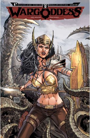 War Goddess 0 published by Boundless with cover art by Matt Martin