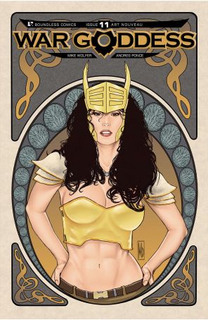 War Goddess 11C published by Boundless with cover art by Michael Dipascale
