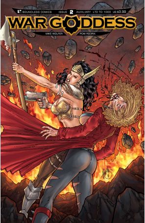 War Goddess 2D published by Boundless with cover art by Michael Dipascale