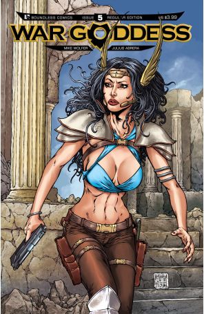 War Goddess 5 published by Boundless with cover art by Matt Martin