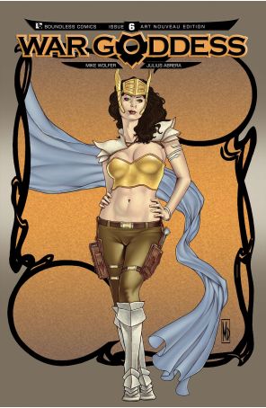 War Goddess 6C published by Boundless with cover art by Michael Dipascale