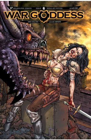 War Goddess 6 published by Boundless with cover art by Matt Martin