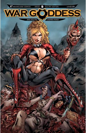 War Goddess 9B published by Boundless with cover art by Renato Camilo