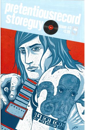 Pretentious Record Store Guy 3 published by Brain Cloud with cover art by Carlos Gabriel Ruiz