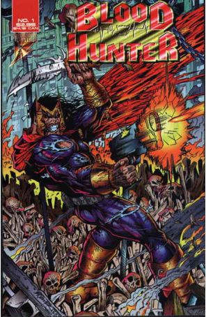 Bloodhunter 1 published by Brainstorm with cover art by Kirk Lindo