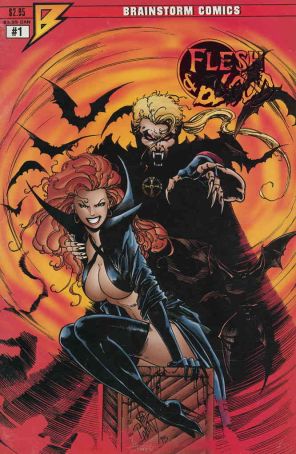 Flesh And Blood 1 published by Brainstorm with cover art by Jim Balent