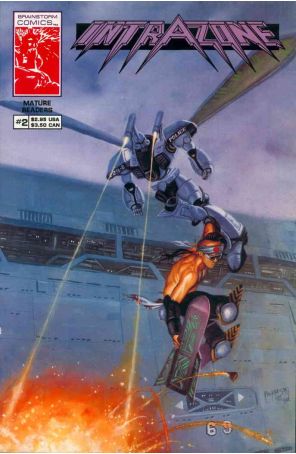 Intrazone 2 published by Brainstorm with cover art by Scott Harrison