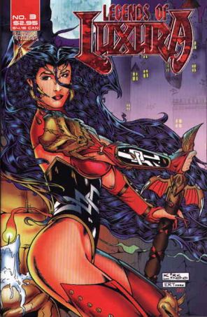 Legends of Luxura 3 published by Brainstorm with cover art by Kirk Lindo