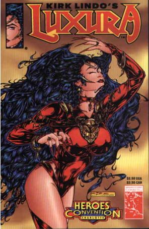 Luxura Convention Book 1 published by Brainstorm with cover art by Kirk Linso