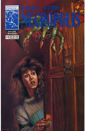 Tales From Necropolis 1 published by Brainstorm with cover art by Scott Harrison
