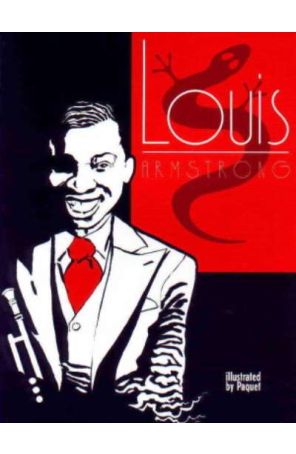 Louis Armstrong TPB 1 published by Bries with cover art by Philip Paquet