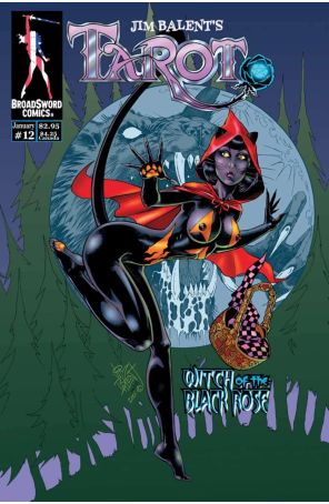 Tarot: Witch of the Black Rose 12A published by Broadsword with cover art by Jim Balent