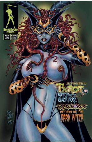 Tarot: Witch of the Black Rose 9B published by Broadsword with cover art by Jim Balent