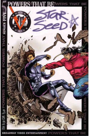 Powers That Be 5 published by Broadway with cover art by Andrew Wendel