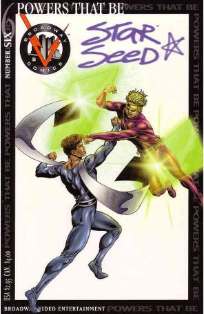 Powers That Be 6 published by Broadway with cover art by Andrew Wendel