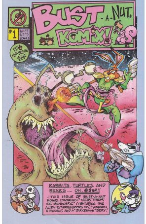 Bust-A-Nut-Komix 1 published by Bust-A-Nut with cover art by Travis Justin Hall