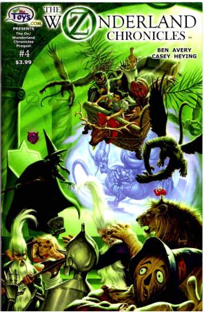 The Oz/Wonderland Chronicles 4A published by Buy Me Toys.Com with cover art by Joe Jusko