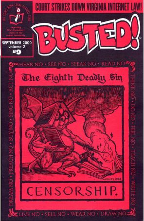 Busted! (vol. 2) 9 published by CBLDF with cover art by Linda Medley