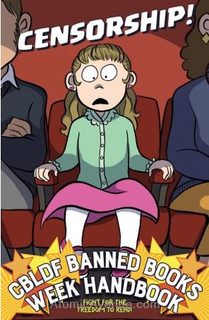 CBLDF Banned Books Week Handbook 2015 published by CBLDF with cover art by Raina Telgemeier