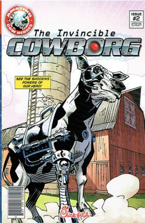Amazing Cow Heroes 2 published by Chick-Fil-A with cover art by John Sprengelmeyer