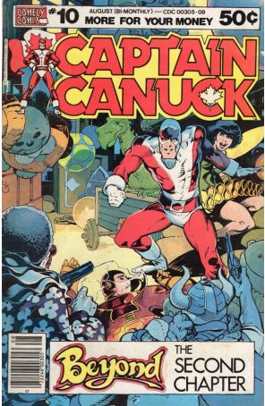 Captain Canuck 10 (Newsstand) published by Comely