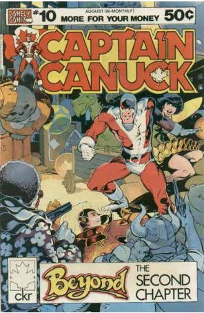 Captain Canuck 10 published by Comely