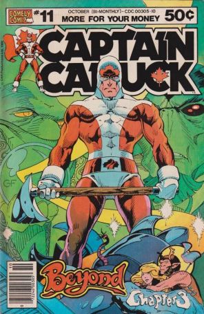 Captain Canuck 11 (Newsstand) published by Comely