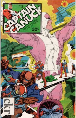 Captain Canuck 13 published by CKR with cover art by George Freeman
