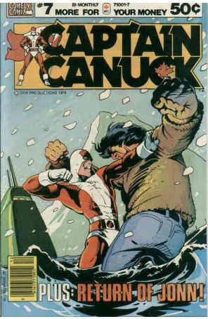 Captain Canuck 7 published by Comely