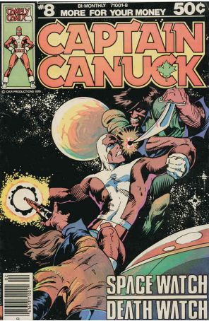 Captain Canuck 8 published by Comely