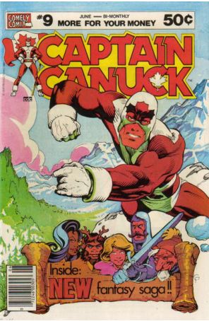 Captain Canuck 9 (Newsstand) published by Comely