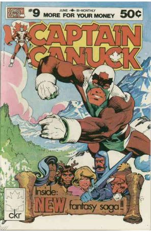 Captain Canuck 9 published by Comely
